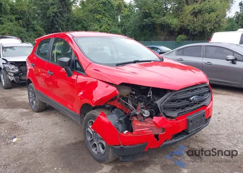 2020 Ford Ecosport S from USA, damaged, VIN MAJ6S3FL8LC361296